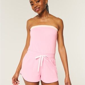 Pink Hollister Gilly Hicks Bandeau Style Onesie Romper
